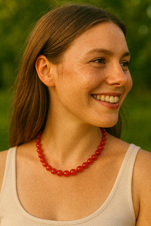 Ayo Copenhagen Phoenix Crystal Beads Necklace — Halsband